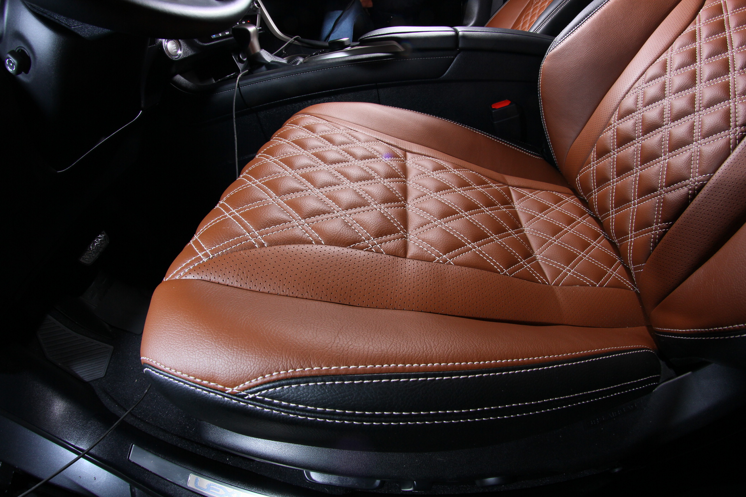 Lexus Rx Custom Interior Custom Stitch Diamonds