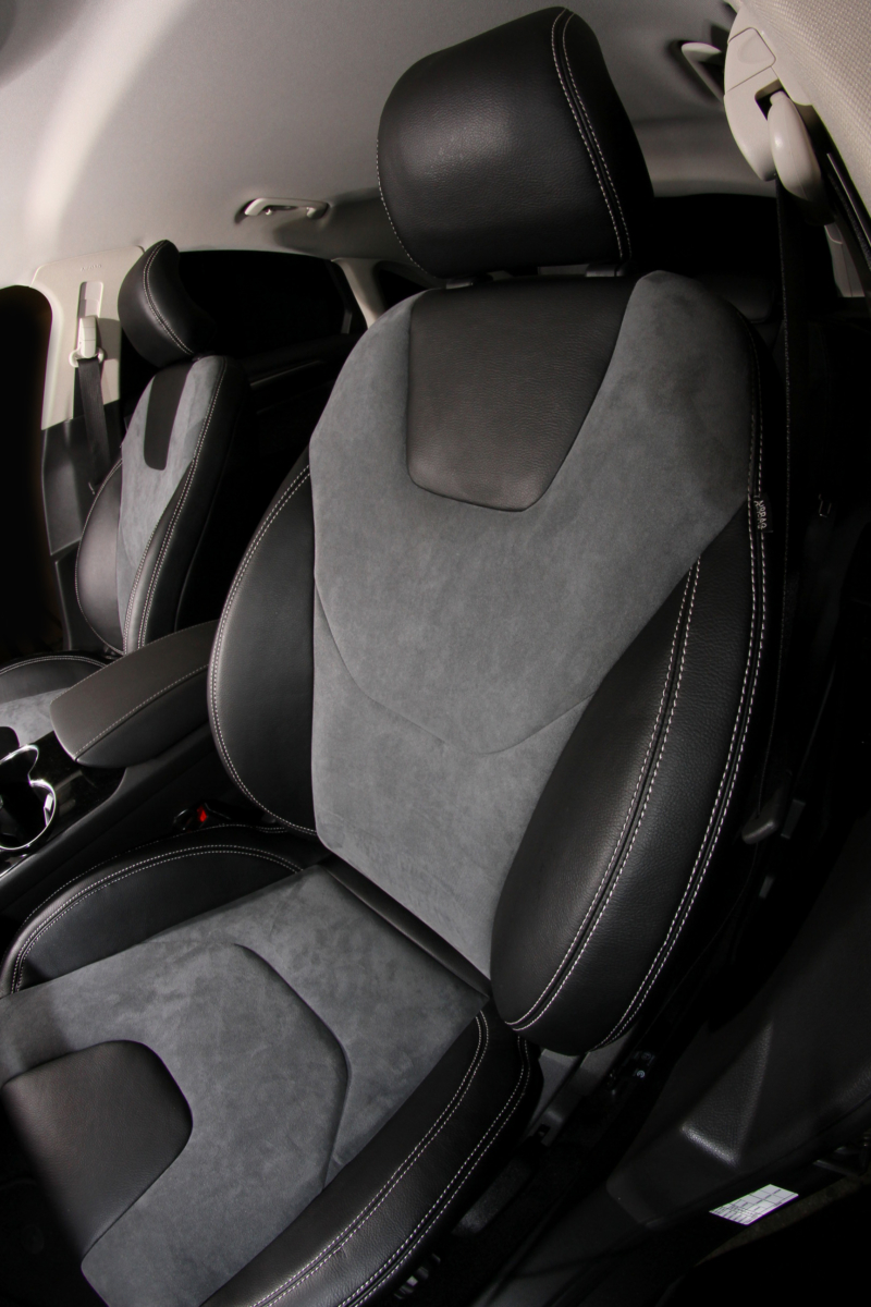 Custom Interior Ford Focus 2016 Black Leather Alcantara