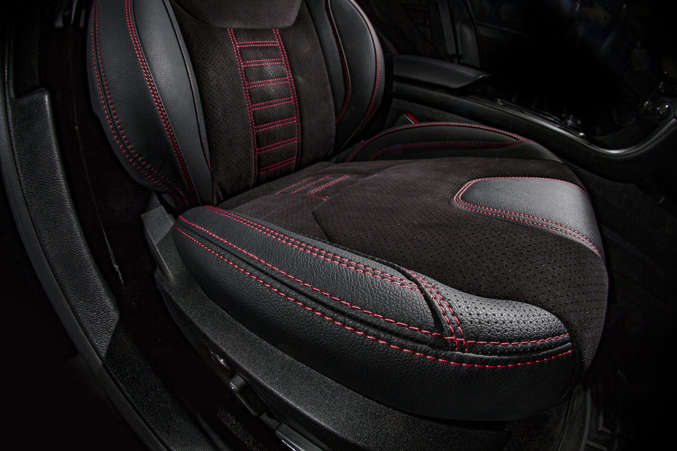 Auto Upholstery for your car `s interior with leather, vinyl or fabric
