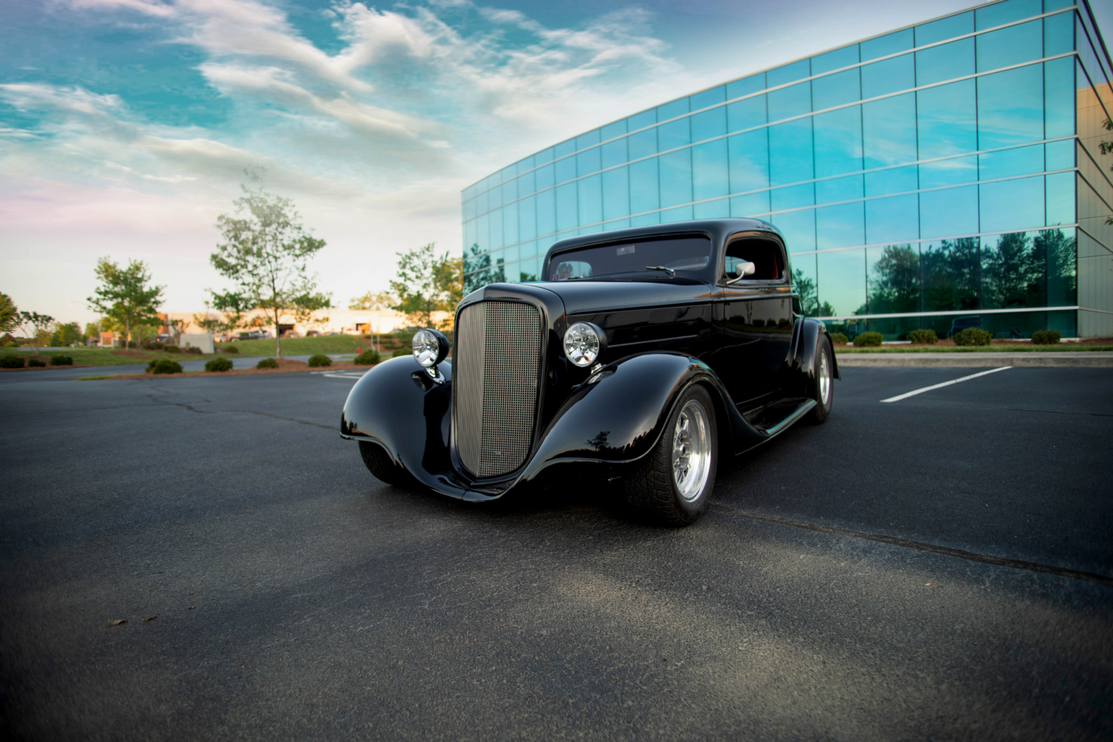 1934 Chevrolet Coupe at Custom Auto Upholstery Shop