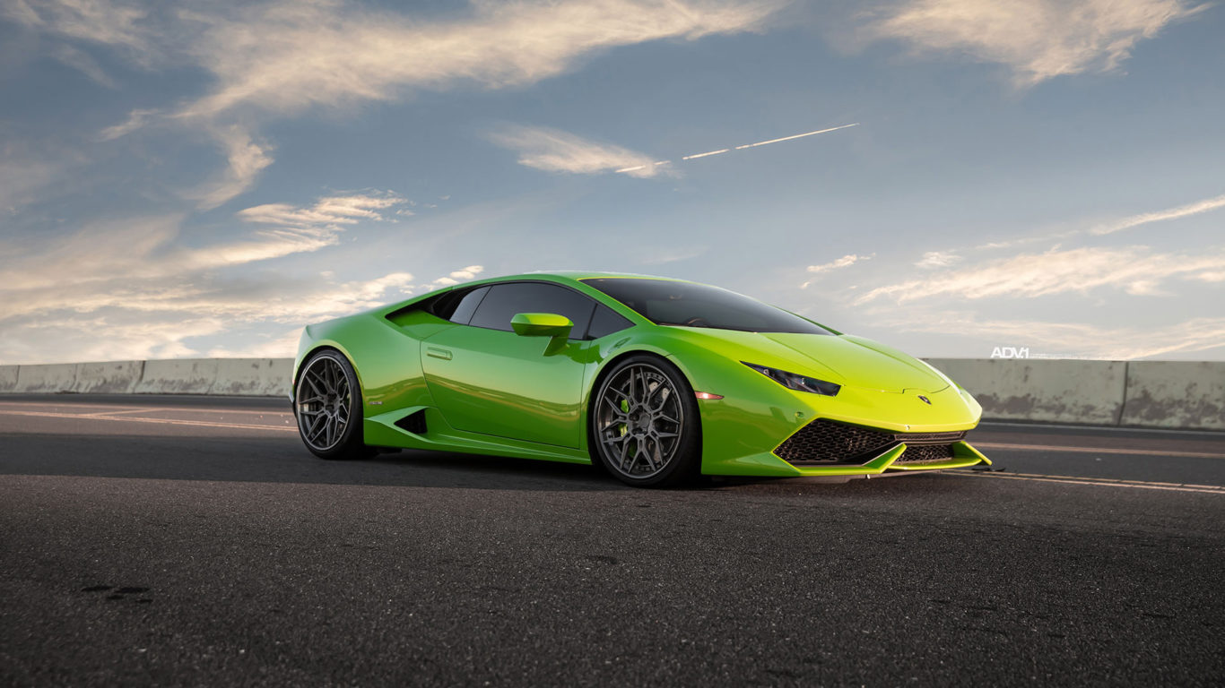 Custom Lamborghini front seats